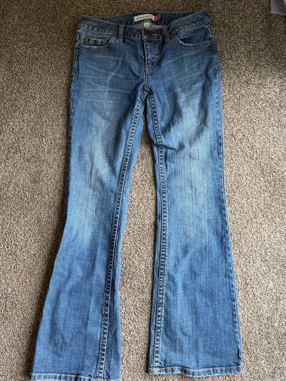 Aeropostale Medium Blue Flare Jeans